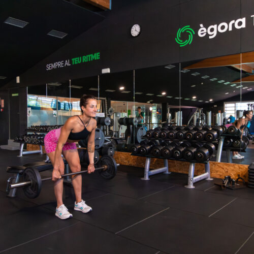 Sala de fitness muscular